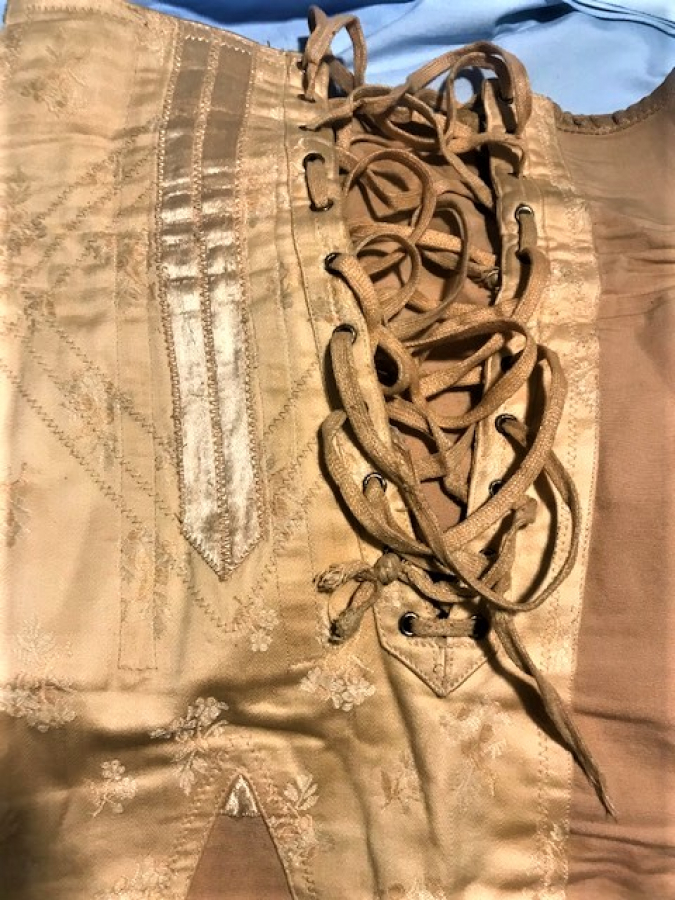 İNGİLİZ JARTİYER LİKRALI KAUCUK DESTEKLİ  KORSE 1940