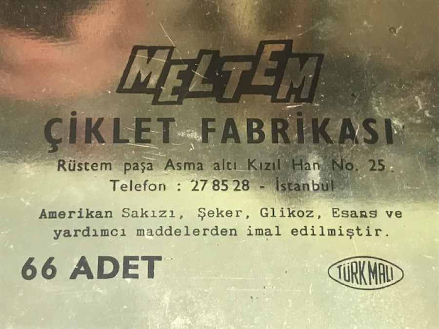 MELTEM CİKLET KUTUSU TENEKE 