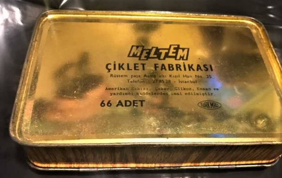 MELTEM CİKLET KUTUSU TENEKE 