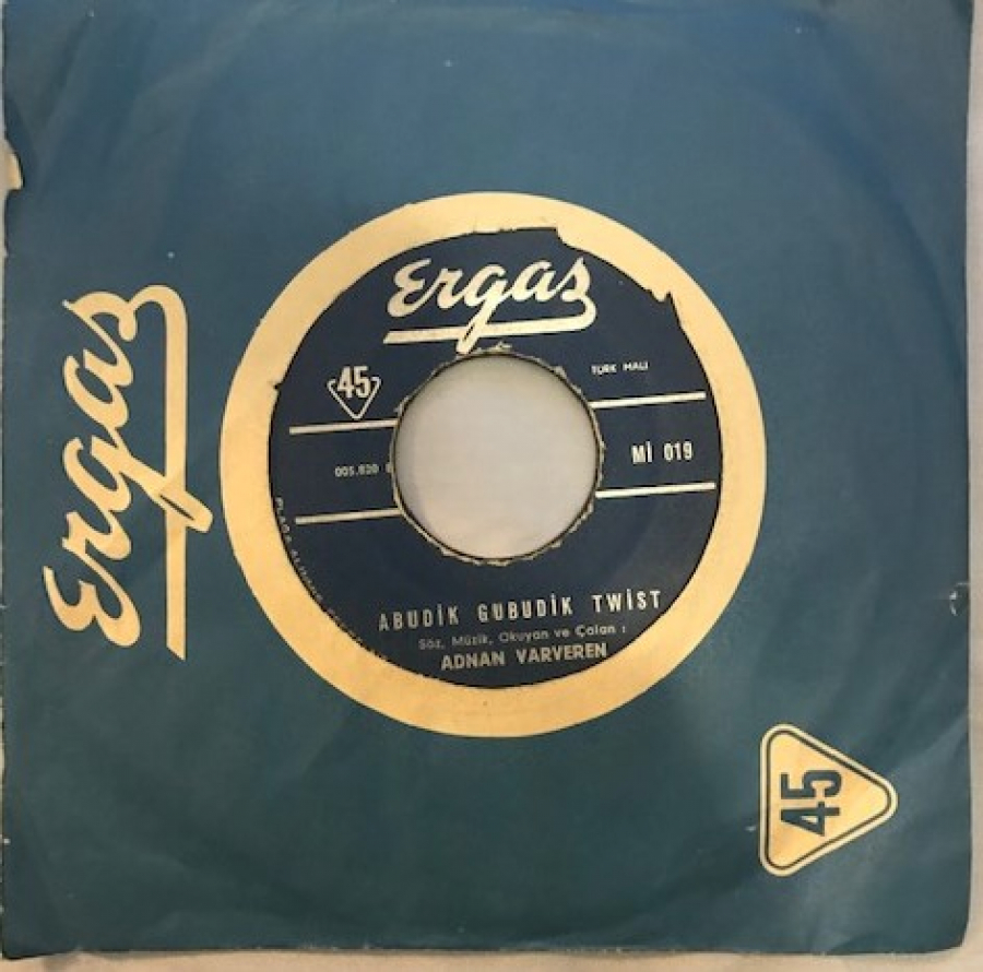 ADNAN VARVEREN ABİDÜK GÜBUDİK TWİST-UNUT BENİ 45 LİK PLAK 