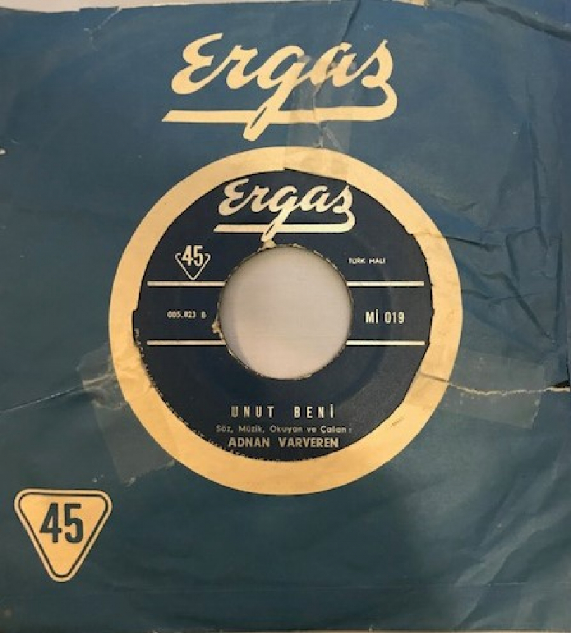 ADNAN VARVEREN ABİDÜK GÜBUDİK TWİST-UNUT BENİ 45 LİK PLAK 