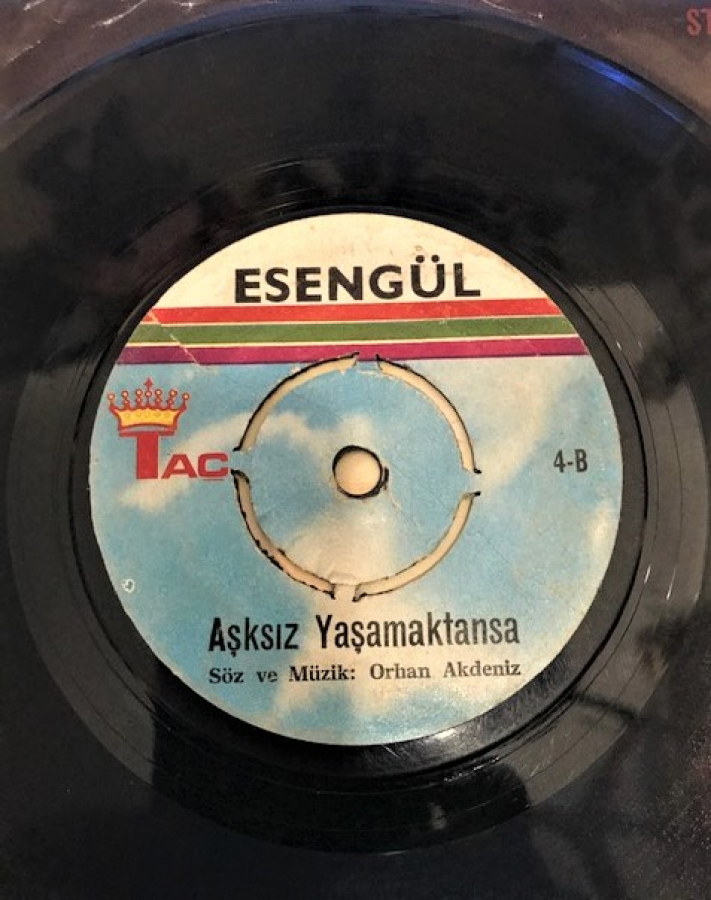 ESENGÜL AŞKSIZ YAŞAMAKTANSA-SENSİZ HAYAT CEKİLMİYOR 45 LİK PLAK