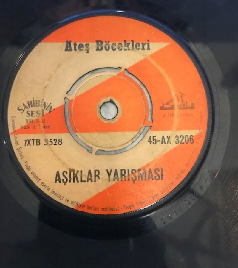 ATEŞ BÖCEKLERİ AŞIKLAR YARIŞMASI-BİR ADAM VARDI HAMAMA DALDI 45 LİK PLAK