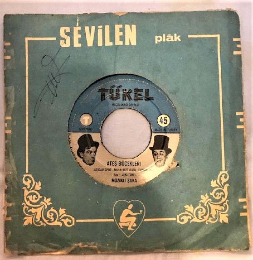 ATEŞ BÖCEKLERİ İKTİDAR SPOR MUHALEFET GÜCÜ FUTBOL MACI 45 LİK PLAK 