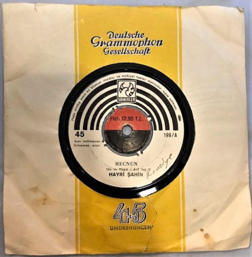 HAYRİ ŞAHİN GARİPLER DİYARI-MECNUN 45 LİK PLAK