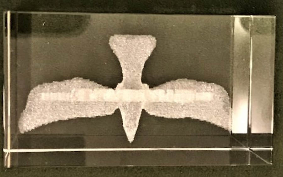 MASA UZERİ ZİMAKS REKLAMLI CAM KAGIT AGIRLIGI