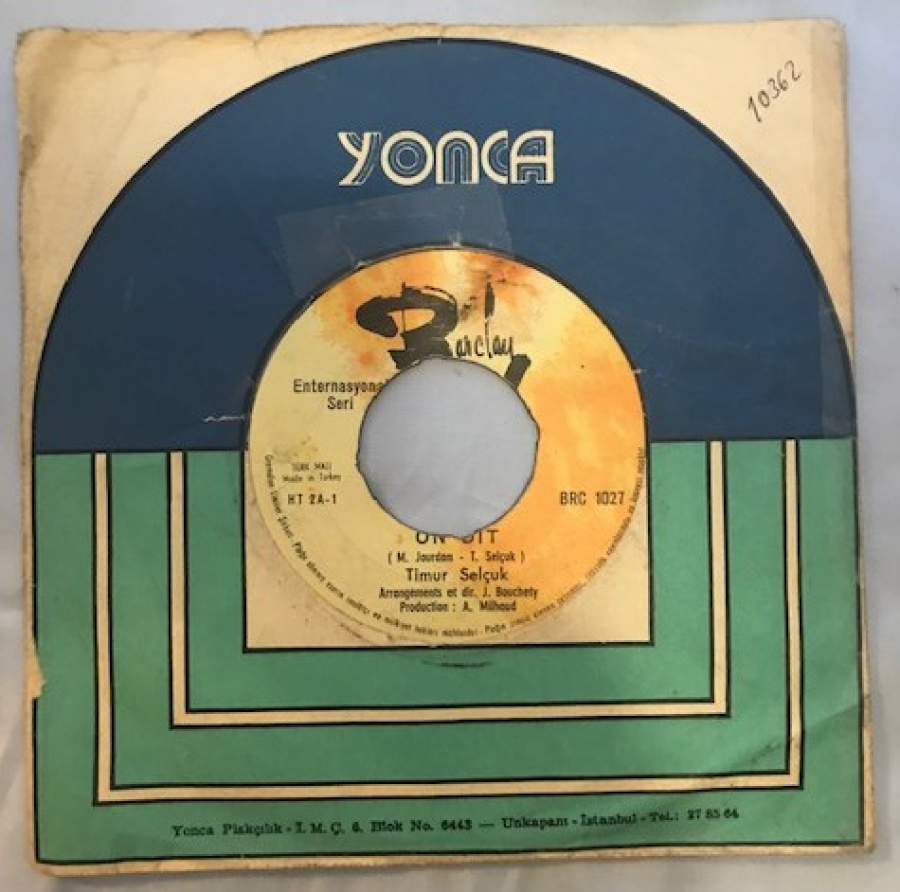 TİMUR SELCUK AYRILANLAR İÇİN-ON DİT 45 LİK PLAK