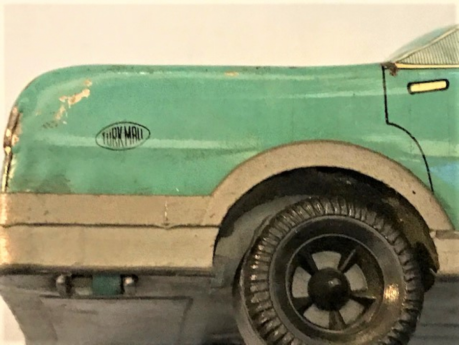 YERLİ TENEKE GÜREL MERCEDES OYUNCAK ARABA