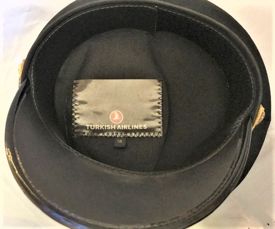 THY  YOLLARI PİLOT CALIŞANLARININ TAKDIGI ARMALI LACİVERT RENK  ŞAPKA