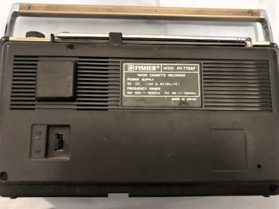 1970 RADİO CASSETTE RECORDER FİSHER MODEL  PH 770 AF RADYO TEYP