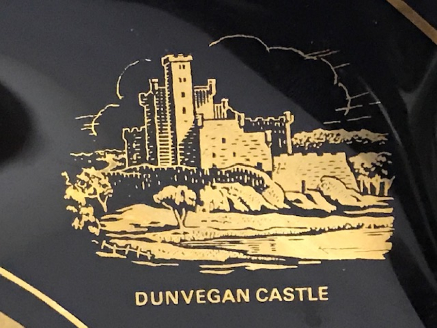 SCOTLAND CAM DUVAR TABAK TARİHİ YERLERİN RESİMLERİ ALTIN CEKME 