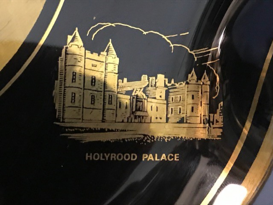 SCOTLAND CAM DUVAR TABAK TARİHİ YERLERİN RESİMLERİ ALTIN CEKME 