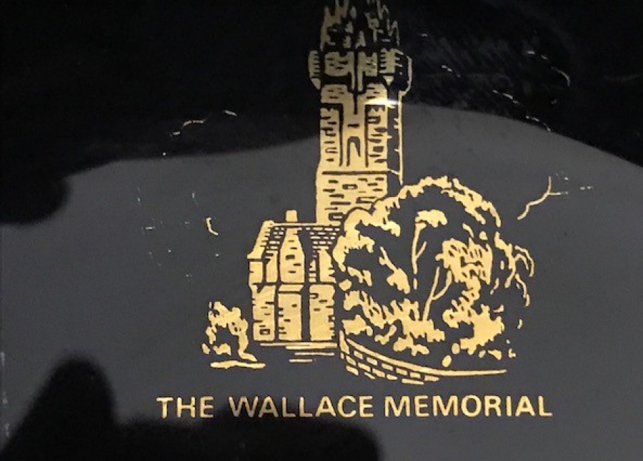 SCOTLAND CAM DUVAR TABAK TARİHİ YERLERİN RESİMLERİ ALTIN CEKME 