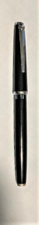 SCRİKSS POMPALI DOLMA KALEM SİYAH KAPAK VE GÖVDE