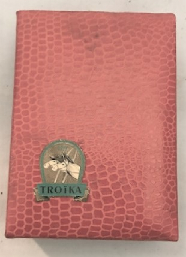 TROİKA 4711 MİNYATUR ORJİNAL KIRMIZI KUTUSUNDA CAM ŞİŞEDE UFAK BOY PARFUM