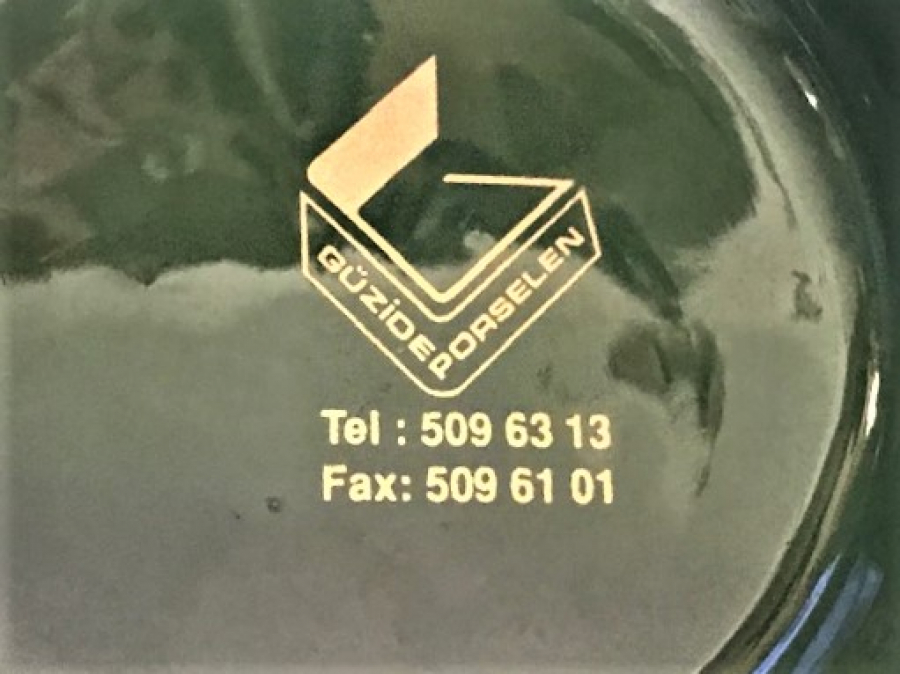 EFES LİGHT BİRA LAGER YEŞİL PORSELEN KÜLLÜK GUZİDE PORSELEN EFES PİLSEN  KÜLTABLASI