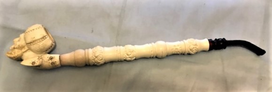 LÜLE TAŞINDAN EL YAPIM PİPO İNSAN FİGÜRÜ