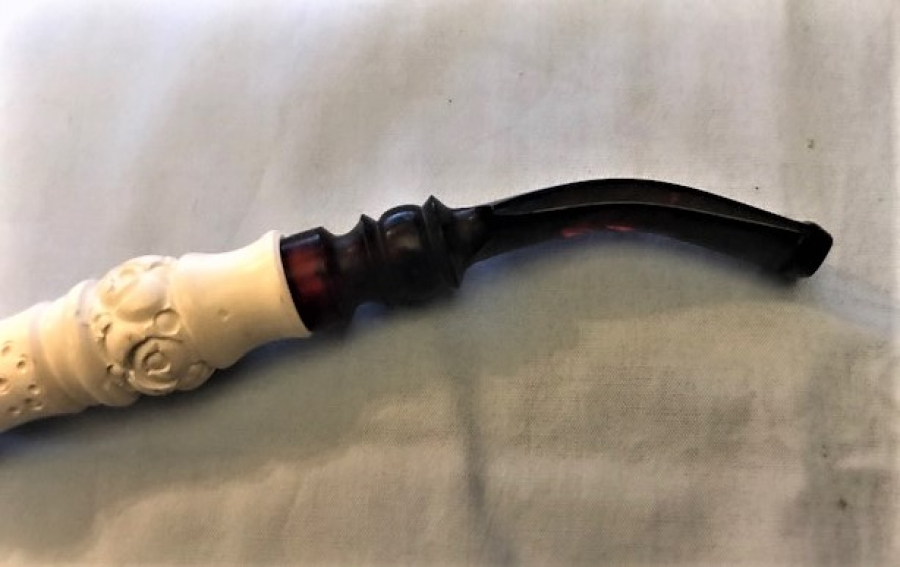 LÜLE TAŞINDAN EL YAPIM PİPO İNSAN FİGÜRÜ