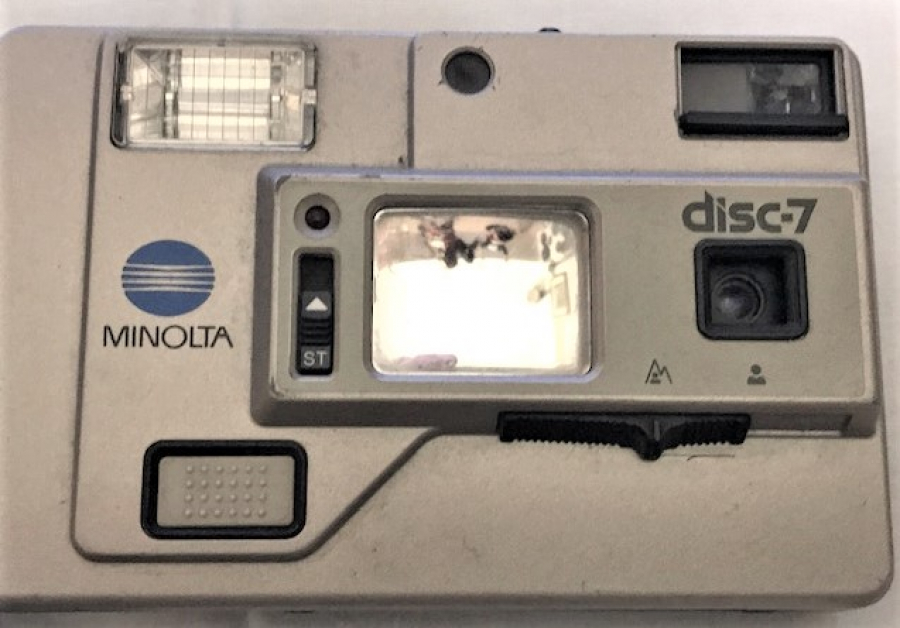 MINOLTA DISC-7 CAMERA JAPAN MALI FOTOGRAF MAKİNESİ