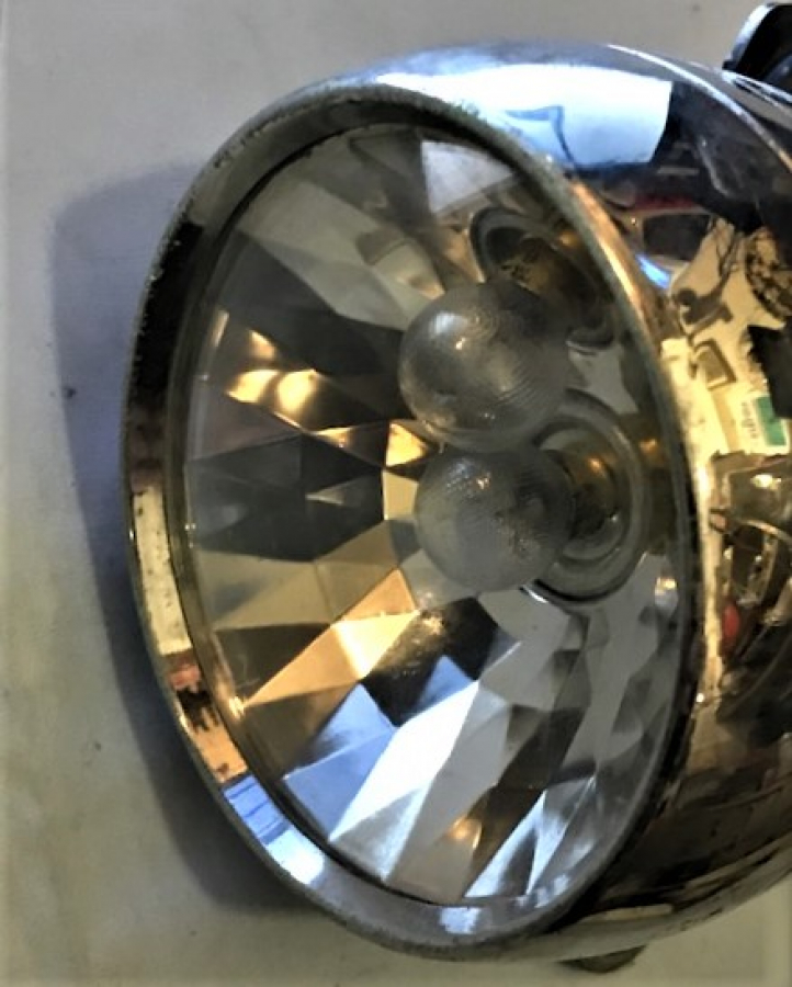 SANKYO LAMP METAL KROM BİSİKLET ÖN FAR 2 KADEMELİ UZUN KISA