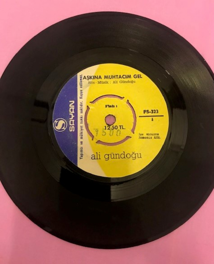 ALİ GÜNDOGDU AŞKINA MUHTACIM GEL-AŞK YARASI 45 LİK YERLİ PLAK