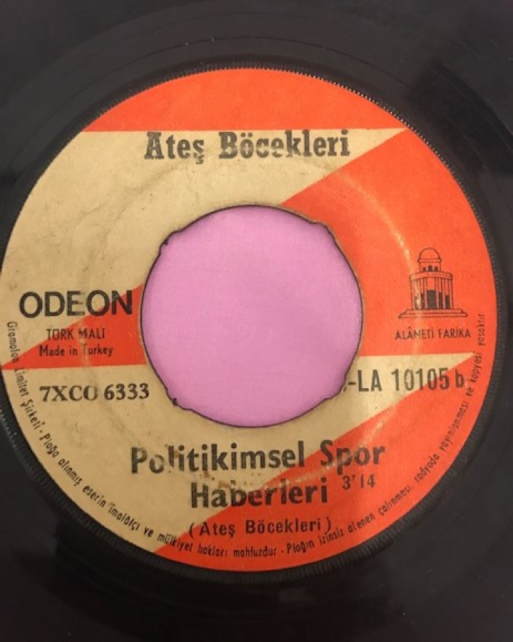 ATEŞ BÖCEKLERİ POLİTİKİMSEL SPOR HABERLERİ -ANAN GÜZELMİ 45 LİK YERLİ PLAK