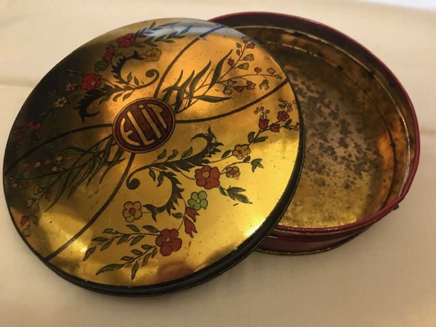 ELİT THE FİNPST CHOCOLATES TENEKE YUVARLAK LAPAKLI CUKULATA ŞEKERLEME KUTU