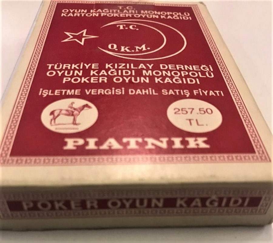 TC KIZILAY OYUN İSKAMBİL KAĞITLARI MONOPOLÜ KARTON POKER OYUN KAGIDI