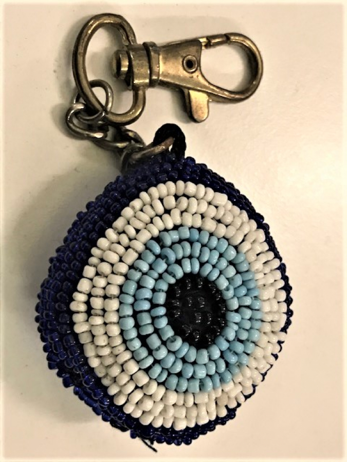 BONCUK HAPİSHANE İŞİ EL YAPIM NAZARLIK 4 CM CAPINDA