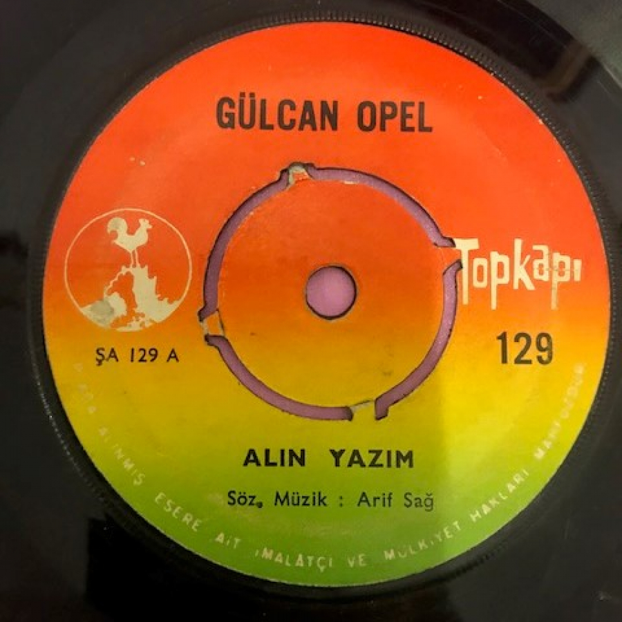 GULCAN OPEL ALIN YAZIM-GURBET TRENİ 45 LİK YERLİ PLAK  