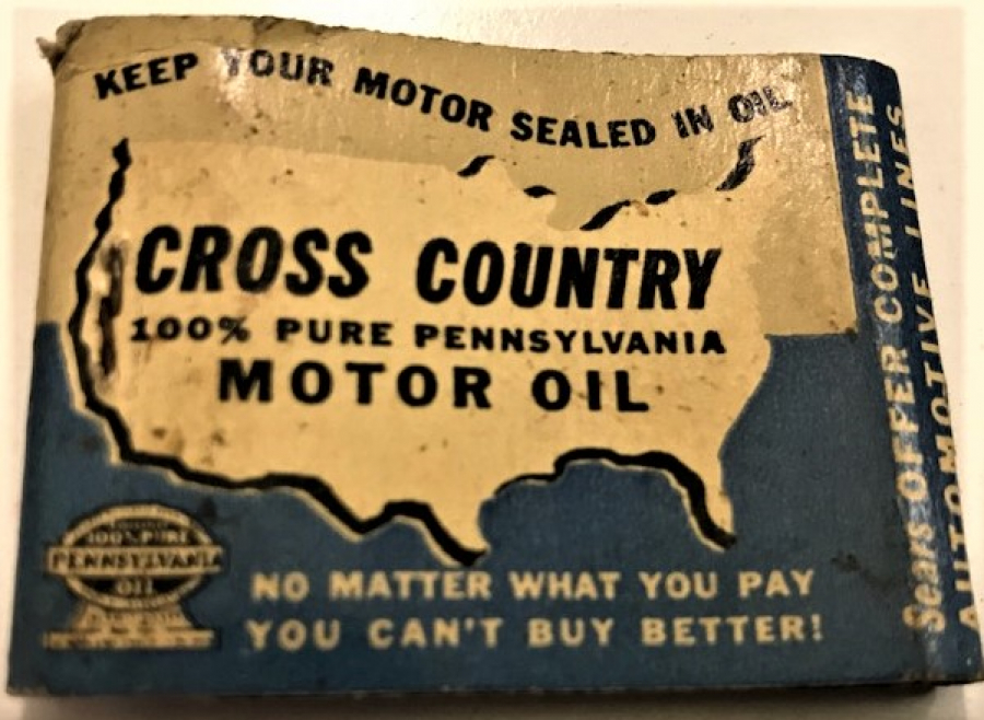 ALLSTATE TİRES CROS MOTOR OİL  AMERİKAN KARTON KİBRİT