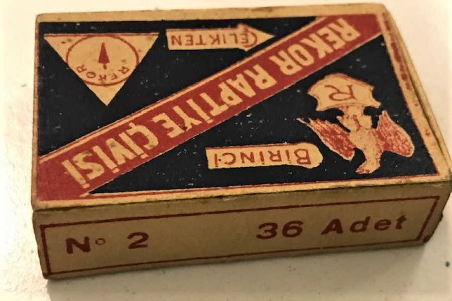 BİRİNCİ REKOR RAPTİYE CİVİSİ CELİK TÜRKİYE MAMULATI NO 2 .36 ADET KARTON KUTU