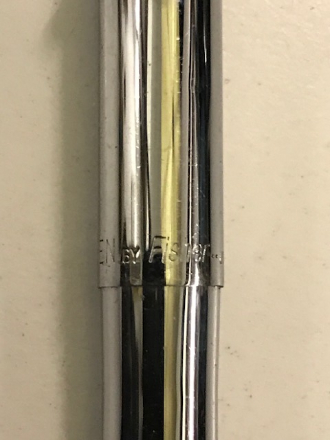 FİSHER SPACE UZAY MEKİGİ ARMALI TÜKENMEZ CELİK KROM METAL KALEM