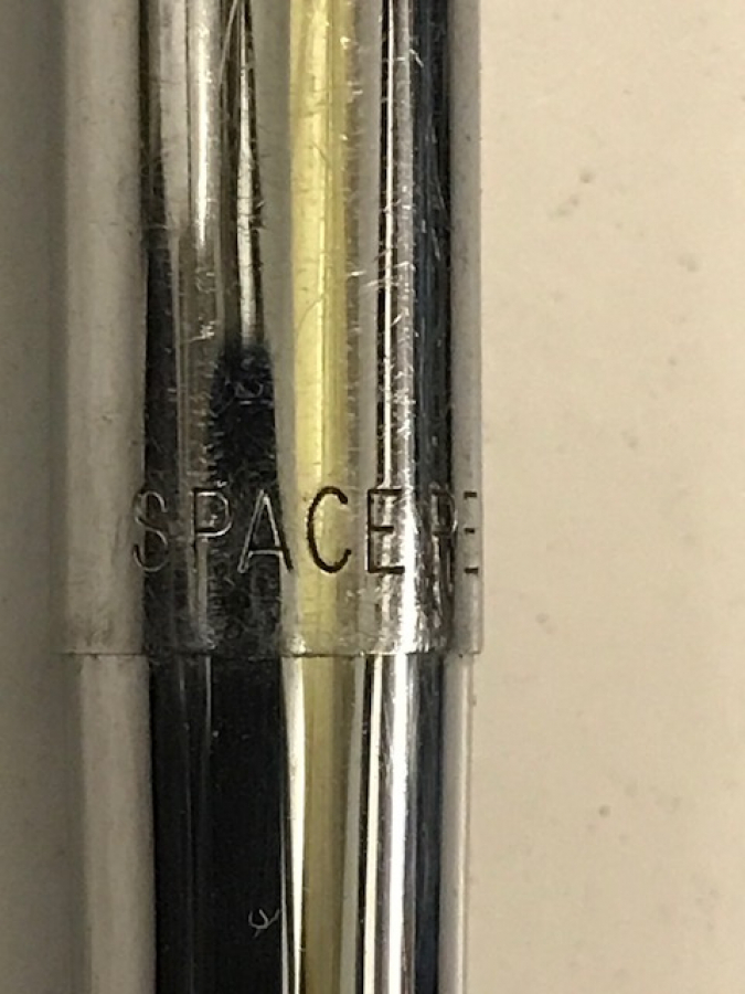 FİSHER SPACE UZAY MEKİGİ ARMALI TÜKENMEZ CELİK KROM METAL KALEM