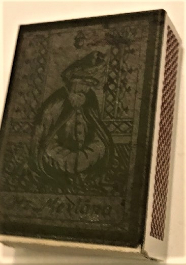 HAZRETİ MEVLANA TEMALI METAL KİBRİT KABI