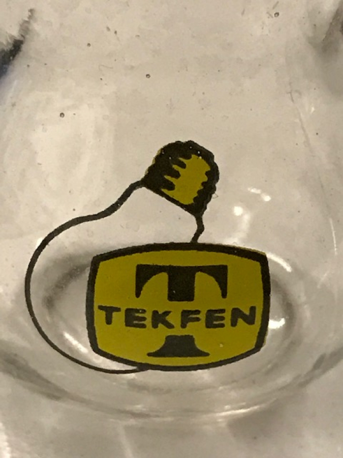 AMPUL SEKLİNDE TEKFEN LAMBA FİRMASI REKLAMLI TUZ BİBER TUZLUK