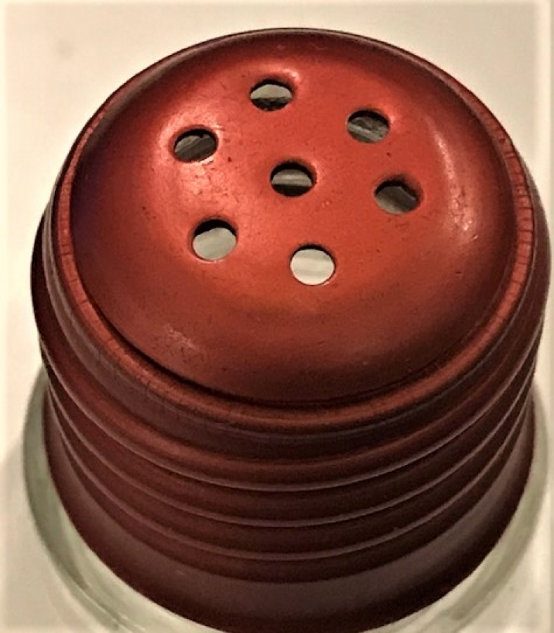 AMPUL SEKLİNDE TEKFEN LAMBA FİRMASI REKLAMLI CAM TUZ BİBER TUZLUK