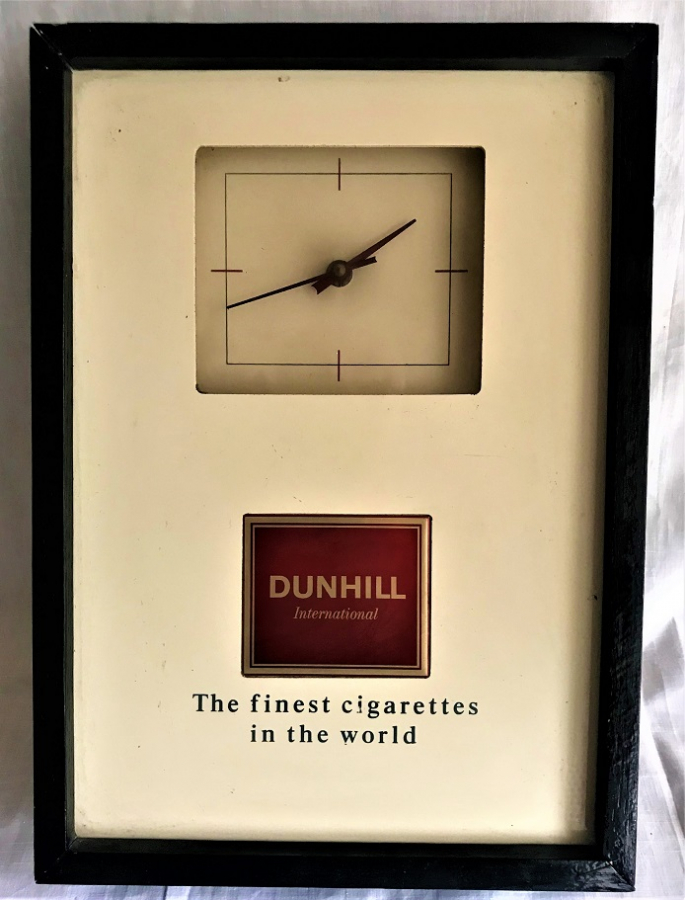 DUNHILL İNTERNATİONAL QUARTZ DUVAR SAATİ 22160 Garaj antik