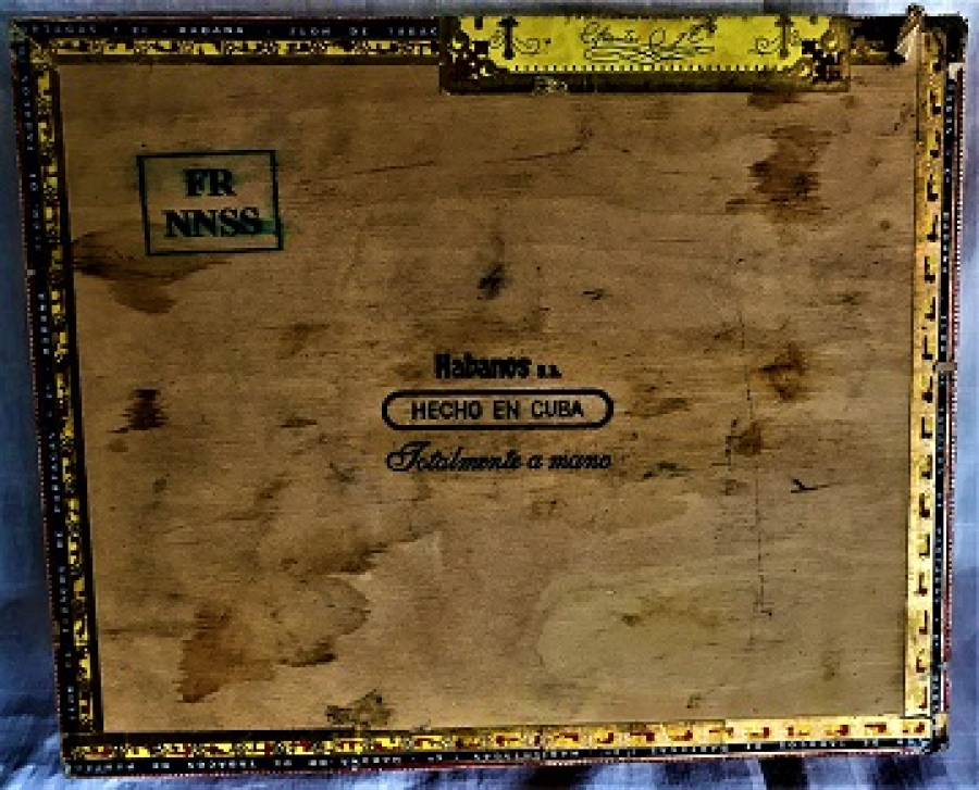 PARTAGAS HAVANA CUBA AHŞAP KAPAKLI 25 LİK BOŞ AHŞAP PURO KUTUSU