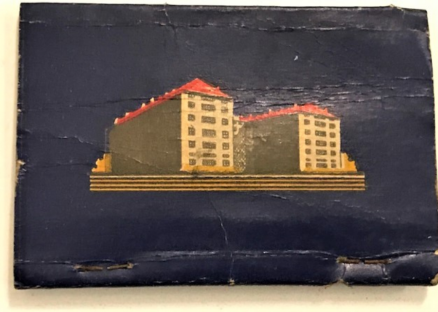  NAVAL TRAİNİNG SCHOOL REKLAMLI KARTON KİBRİT