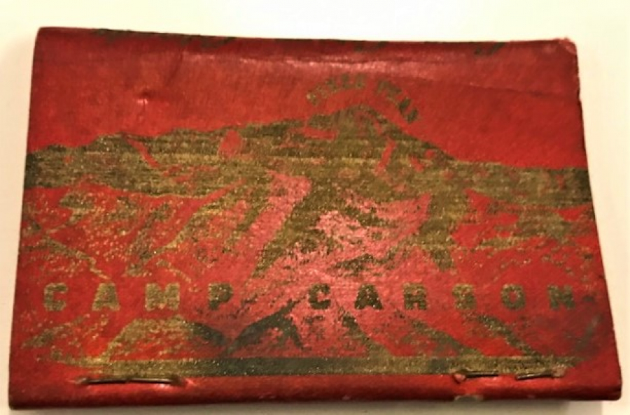 CAMP CARSON COLORADO ASKERİ KAMP KARTON KİBRİT