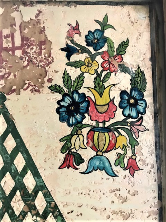 OSMANLI EL CEKME TEKKE İŞİ FETİH SÜRESİ İLK AYETİ OSMANLI  HAT YAZI KENDİ CERCEVESİNDE ORJİNAL 