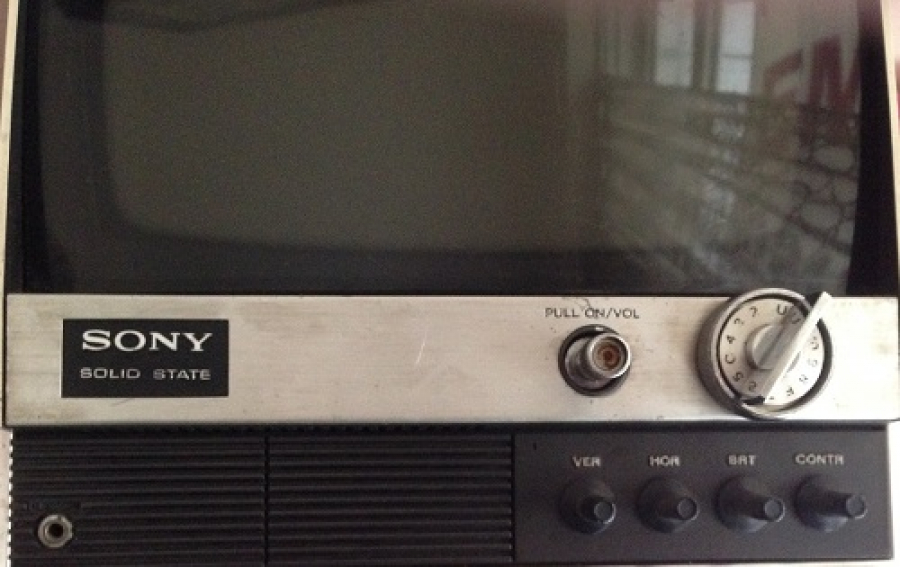 SONY CORP TV 900UET SİYAH BEYAZ TELEVİZYON 1970 JAPAN 