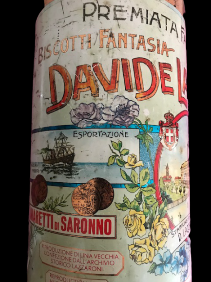 TENEKE KAPAKLI SİLİNDİR KUTU İTALYAN DAVİDE LAZZARONİ