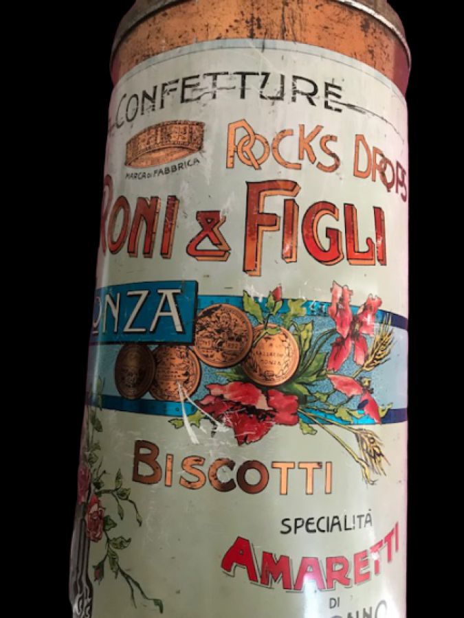 TENEKE KAPAKLI SİLİNDİR KUTU İTALYAN DAVİDE LAZZARONİ