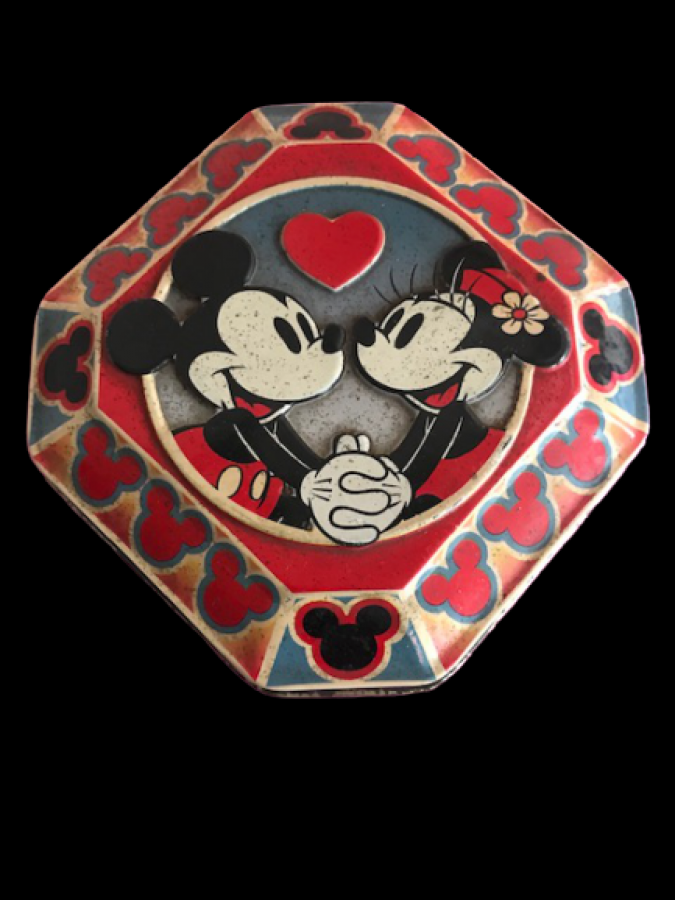 TENEKE KAPAKLI KUTU MİCKEY MİNNIE MOUSE  DİSNEYLAND KAHRAMANLARI