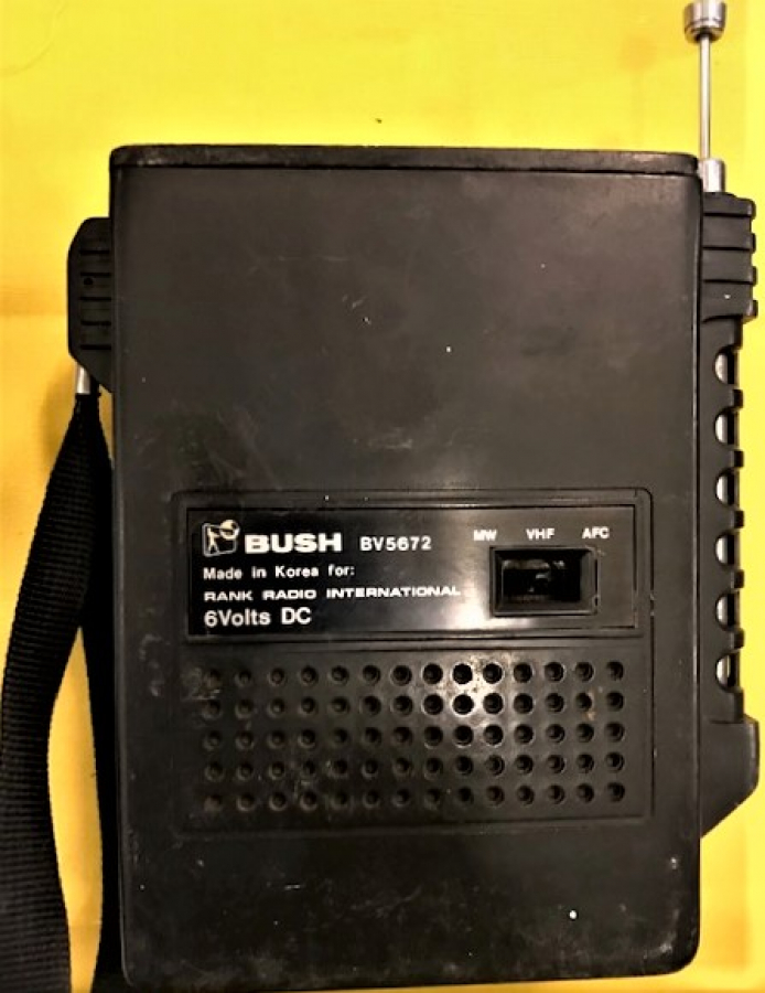 BUSH BV5672 2 BAND RANK RADIO PİLLİ TAŞINABİLİR