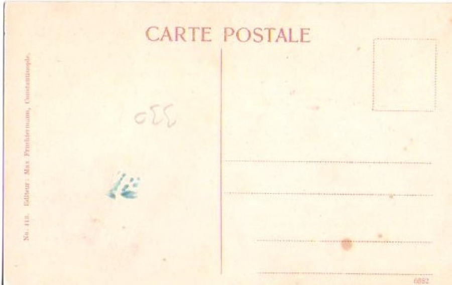 CONSTANTİNOPLE BEYAZIT MEYDANI YANGIN KULESİ  EDİTÖR MAX FRUCHTERMANN CONSTANTİNOPLE KARTPOSTAL