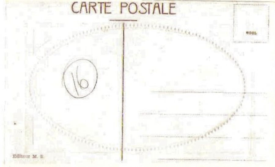 CONSTANTİNOPLE OVAL CERCEVELİ KARTPOSTAL EDİTOR M.B