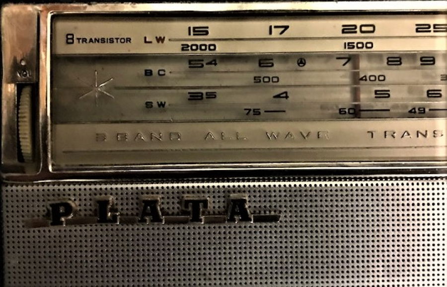 PLATA 3 BANT ALL WAVE TRANSİTOR RADIO PİLLİ CANTA RADYO 1962 JAPAN